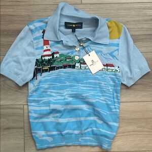 Women’s Teddy Fresh Blue Polo Shirt